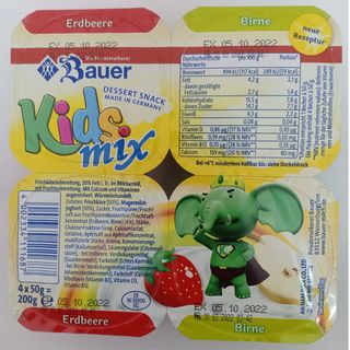Sữa chua trái cây kidsmix lốc 4 hộp - mua sỉ liên hệ