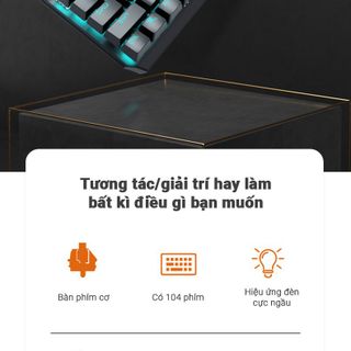 Lecoo - Bàn phím cơ gaming Blue Switch GK301 - 104 Key Rollover
