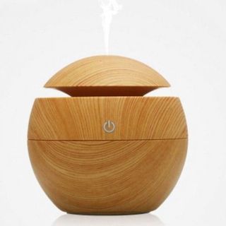 Máy phun sương tạo ẩm khuếch tán tinh dầu vân gỗ xông tinh dầu sát khuẩn không khí hoạt động êm ái không gây tiếng ồn
