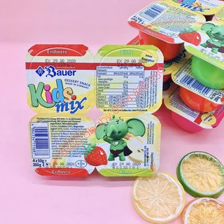 Sữa chua trái cây kidsmix lốc 4 hộp - mua sỉ liên hệ