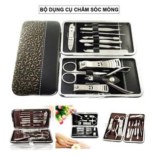 Dụng cụ làm móng 12 món Bộ kìm làm móng đa năng