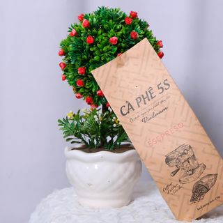CÀ PHÊ ESPRESSO 250gr rang xay mộc, chất lượng cao cấp đến từ thương hiệu CÀ PHÊ NĂM GIÂY [5S]