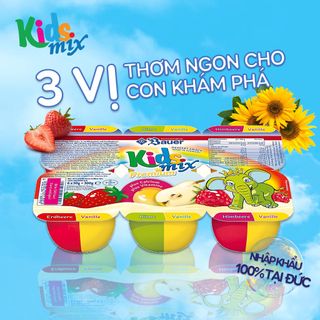 Sữa chua trái cây kidsmix premium - mua sỉ liên hệ