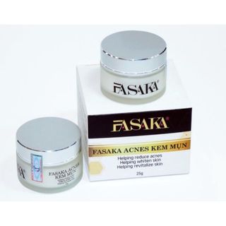 Kem Ngừa Mụn, Mờ Thâm, Liền Sẹo Chiết Xuất Thiên Nhiên ACNES FASAKA 25g - Chính Hãng