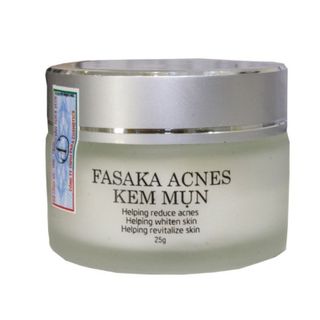 Kem Ngừa Mụn, Mờ Thâm, Liền Sẹo Chiết Xuất Thiên Nhiên ACNES FASAKA 25g - Chính Hãng