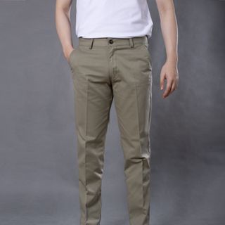 Quần dài nam kaki trung niên ống rộng dễ mặc, vải nhập 100% SỈ CHỈ TỪ 1 RI