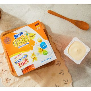 Váng sữa tươi Mixxo Gold Vị Vani 4x75g - mua sỉ liên hệ