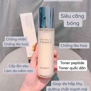 Nước hoa hồng Centella Toner Dr.Pepti+ dành cho mọi loại da
