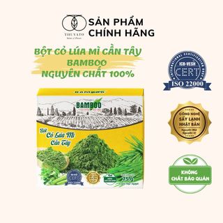 Bột cỏ lúa mì cần tây Bamboo hỗ trợ giảm cân hiệu quả, tăng cường sức khỏe ( Hộp 75g/ 15 gói) giá sỉ