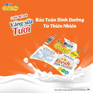 Váng sữa tươi Mixxo Gold Vị Vani 4x75g - mua sỉ liên hệ