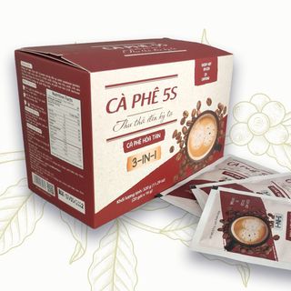 Cà Phê 5S Hòa Tan 3in1  - Hộp 20 gói x 16gram đến từ thương hiệu CÀ PHÊ NĂM GIÂY