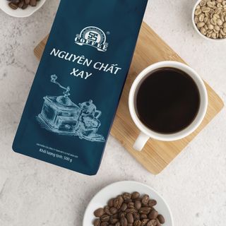 CÀ PHÊ ROBUSTA 100% Nguyên Chất Sàn 18  500gr rang xay mộc, chất lượng cao cấp đến từ thương hiệu CÀ PHÊ NĂM GIÂY [5S] giá sỉ