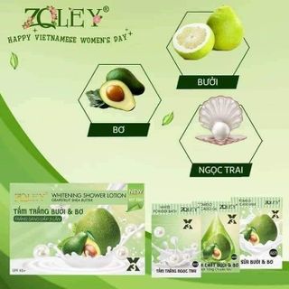 Tắm trắng Bưởi & Bơ ZOLEY 3 in 1
