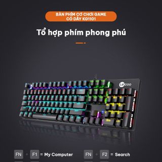 Lecoo - Bàn phím cơ Gaming LED KG1101 - 26 Key Rollover