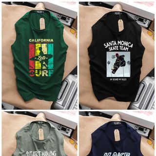 Áo thun ba lỗ nam cotton bigsize 90kg - 130kg