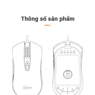 Lecoo - Chuột Gaming LED MS108 - 7 phím chức năng