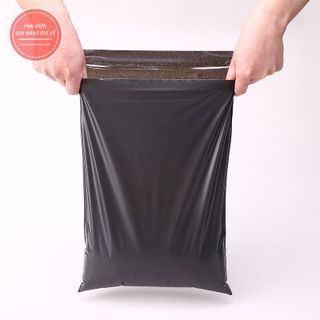 [GIÁ SỈ] Túi gói hàng niêm phong 25x35 Xám Đen PHUKIENGOIHANGGIASI | Bó 100 túi có keo dán niêm phong Đóng Hàng Ship COD