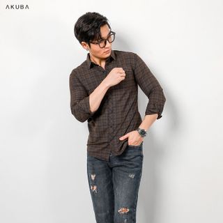 ÁO SƠ MI TAY DÀI AKUBA 02B0200