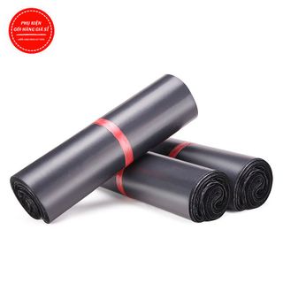 [GIÁ SỈ] Túi gói hàng niêm phong 32x45 Xám Đen PHUKIENGOIHANGGIASI | Bó 100 túi có keo dán niêm phong Đóng Hàng Ship COD