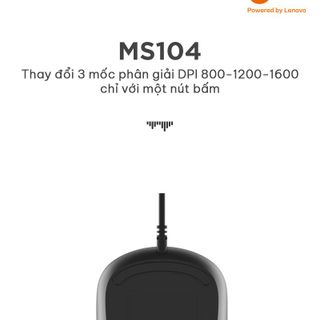 Lecoo - Chuột máy tính văn phòng có dây MS104