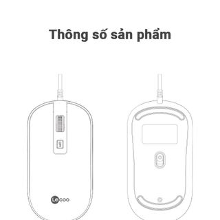 Lecoo - Chuột máy tính văn phòng có dây MS104