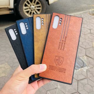 Ốp lưng da ferari ss s22ultra, s22, note 10plus, s21ultr