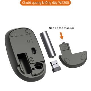 Lecoo - Chuột PC/laptop văn phòng không dây WS205