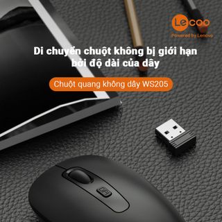 Lecoo - Chuột PC/laptop văn phòng không dây WS205