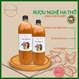 Rượu Nghệ Hạ Thổ Dưỡng Da Mặt Trắng Hồng 500ml - GIÁ LẺ - GIÁ SỈ