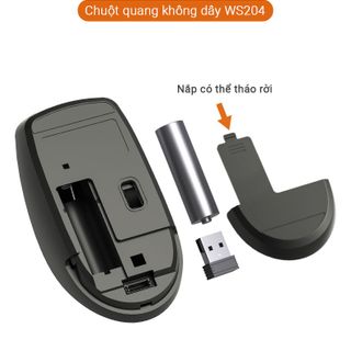 Lecoo - Chuột PC/laptop văn phòng không dây WS204