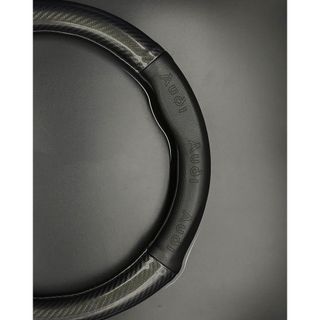 Bọc vô lăng, bọc da vô lăng carbon có logo Mitsubishi