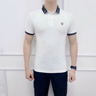 Áo polo nam thêu hoạ tiết ngực chất cotton giá xưởng giá sỉ