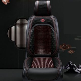 Bộ Lót Ghế Da libaiwang Phối Hạt Gỗ Cao Cấp Chóng Nóng Cho Xe Ô Tô - Ghế Văn Phòng - Ghế Xe Tải - libaiwang