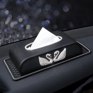 Đế chống trơn trên ô tô đặt đồ, điện thoại, hộp giấy - lót cao su đính đá giá sỉ