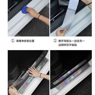 Nẹp Dán Vân Carbon Chống Trầy Xước Bảo Vệ Bậc Cửa Xe Hơi/ Bảo Vệ Cốp Sau Xe Hơi Cho Nhiều Hãng Xe