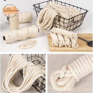Dây thừng cotton nguyên liệu làm đồ handmade, nguyên liêụ macrame Bongxu_shop
