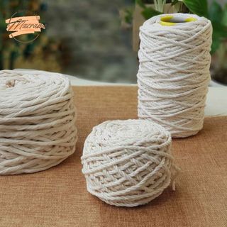 Dây thừng cotton nguyên liệu làm đồ handmade, nguyên liêụ macrame Bongxu_shop