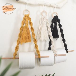 Dây treo giấy cuộn, dây treo khăn handmade macrame Bongxu_shop ( có thể chọn màu) giá sỉ