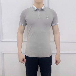 Áo polo nam chất cotton thêu hoạ tiết ngực giá sỉ