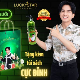 Combo Dầu Gội Và Kem Xả Bưởi Lucky Star 850ml
