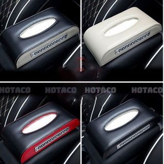 Bảng số ô tô, hộp khăn giấy ô tô kèm bảng số điện thoại ô tô, khăn giấy xe hơi