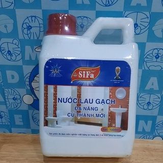 Nước tẩy xi măng xifa 1 lít can trắng tẩy cực mạnh