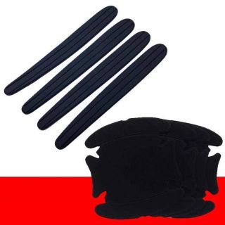 Bộ 8 miếng cao su dán chống xước tay nắm và hõm cửa - chống trầy xước sơn xe ô tô hình cờ anh