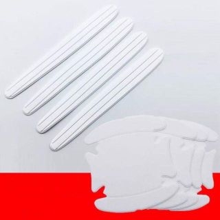 Bộ 8 miếng cao su dán chống xước tay nắm và hõm cửa - chống trầy xước sơn xe ô tô hình cờ anh