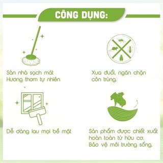 Nước lau sàn Herb - Nước lau sàn hương quế