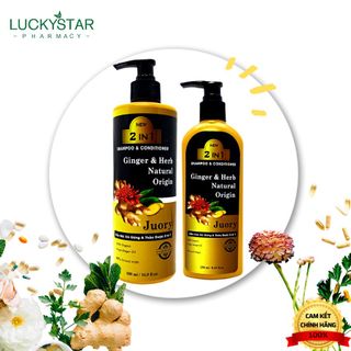 Dầu Gội Gừng và Thảo Dược Lucky Star - 500ml