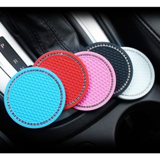 1 Miếng Lót Cốc Chống Trượt trên Ô Tô Đính Đá Sang Trọng giá sỉ