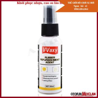 Chai xịt phục hồi bảo dưỡng cao su ron V-Vaxy 50ml - phục hồi nhựa bạc màu trả lại màu đen như mới giá sỉ