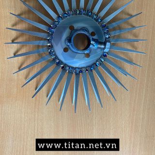 Đĩa jig titan - titanium Gr1 Gr2 Gr4 Gr5 - jig titan - móc gá titan