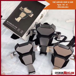 Kẹp điện thoại cửa gió ô tô - kẹp kin loại 2in1